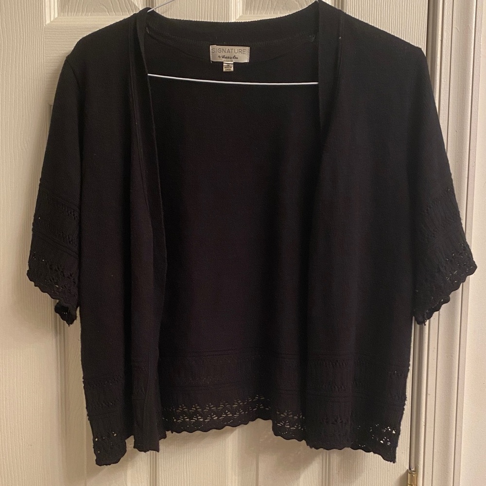 Signature Women's Elegant Black Cardigan